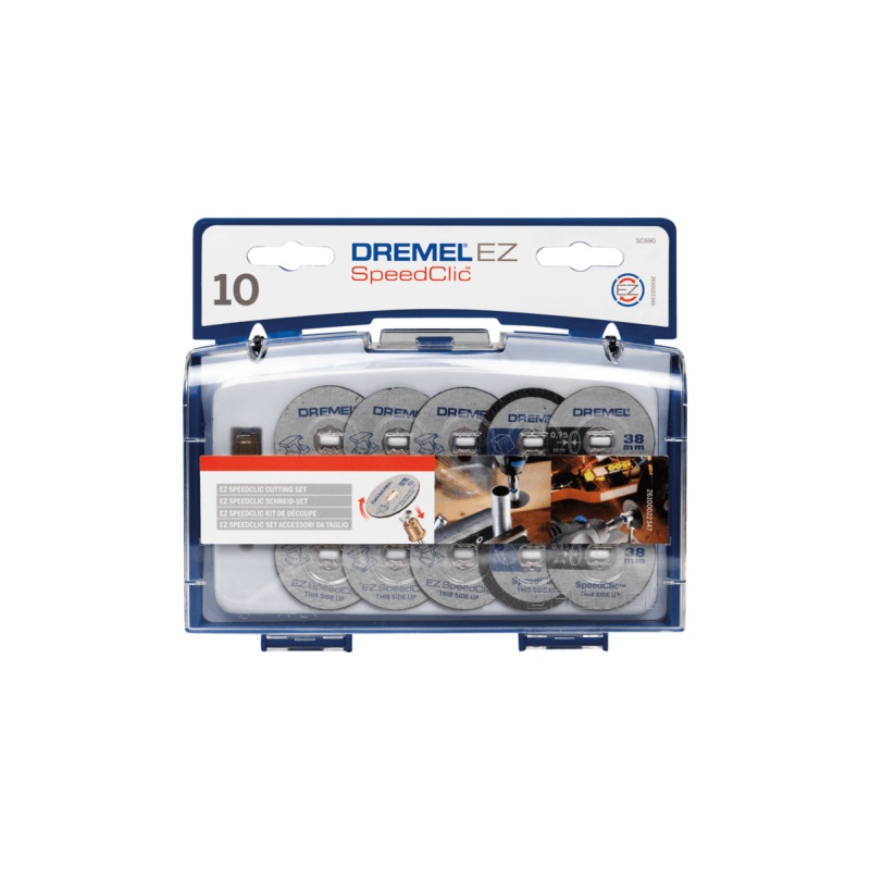 Dremel EZ SpeedClic Cutting Accessory Set SC690 10Pcs