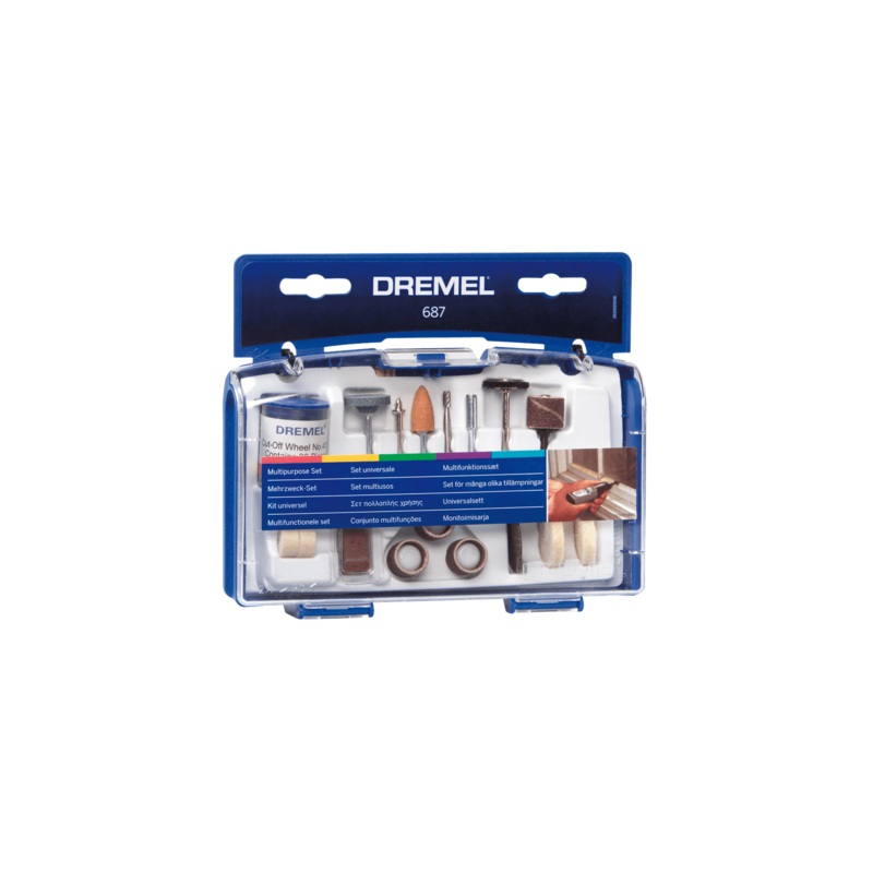 Dremel Multipurpose Accessory Set 687-01 52Pc | 26150687ja