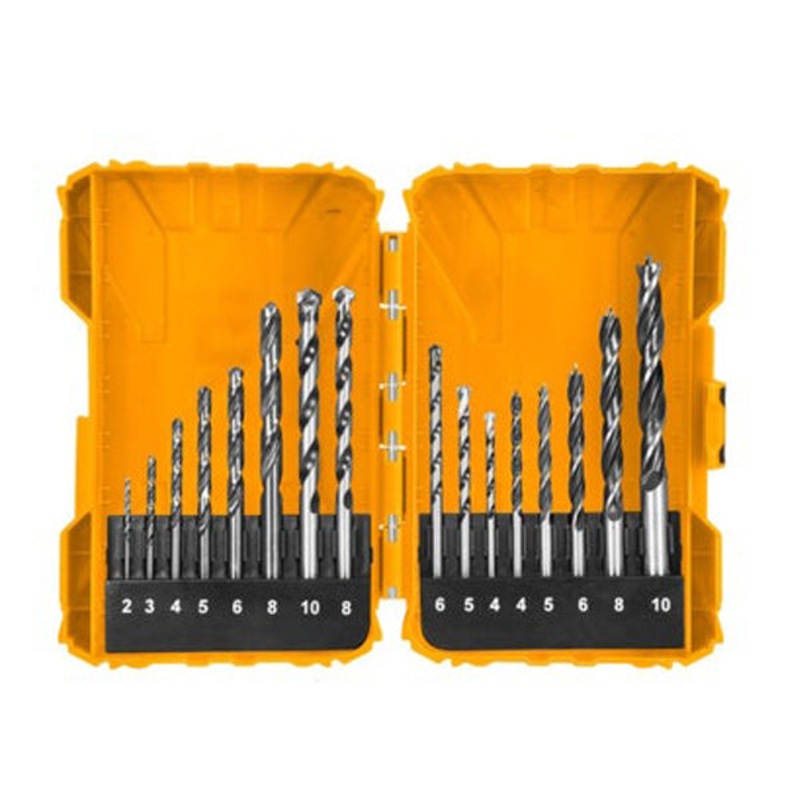 Metal, Concrete, Wood Drill Bits 16pcs Set