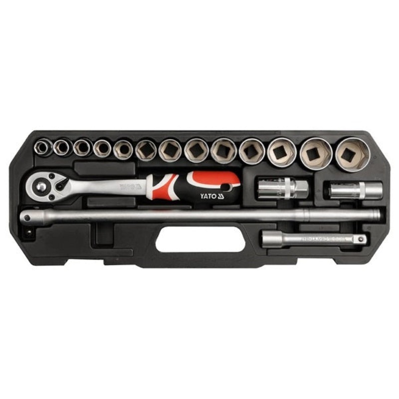Socket set 1/2'" 18 pcs