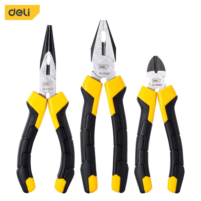 Deli Sturdy Pliers Set | EDL2008Z-3