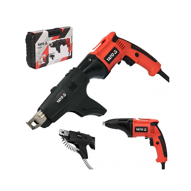 Screwdriver With Magazine for Regips | 25-55mm 550w