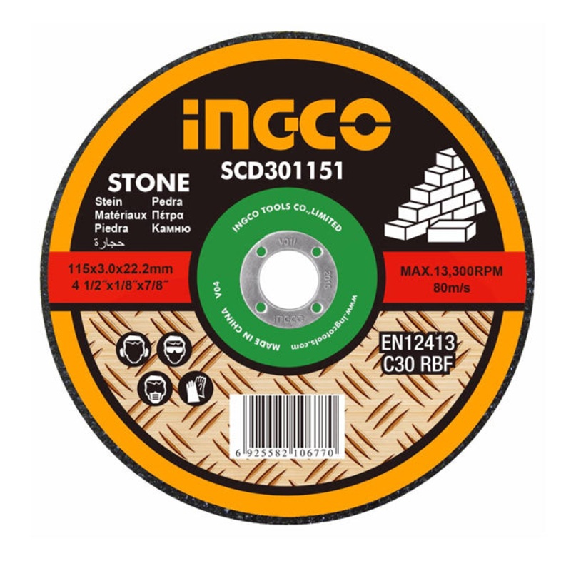 Abrasive Stone Cutting Disc 115mm, 3mm