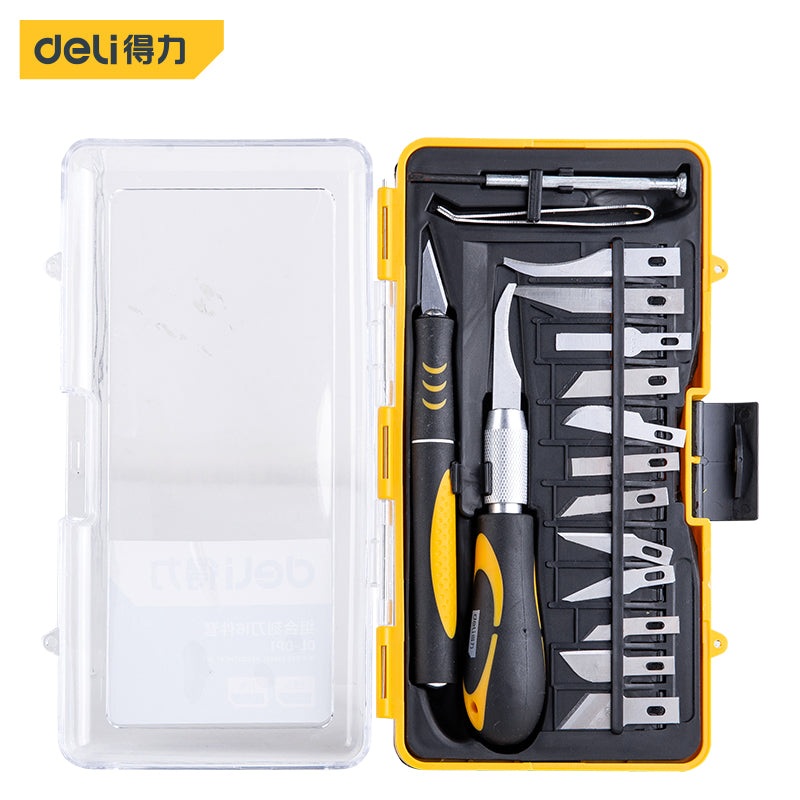 Deli Craft Knife Set 16PCS Set | DL-DP1