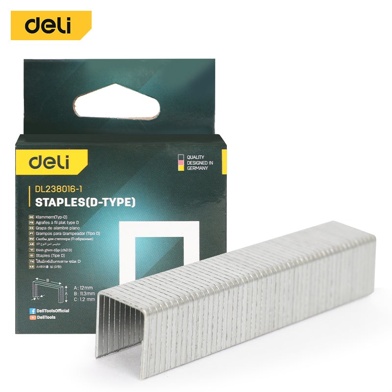 Deli Staple D-Type | EDL238016-1