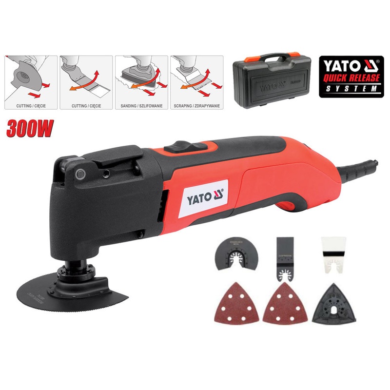 Oscillating Multitool With Accessories 300W