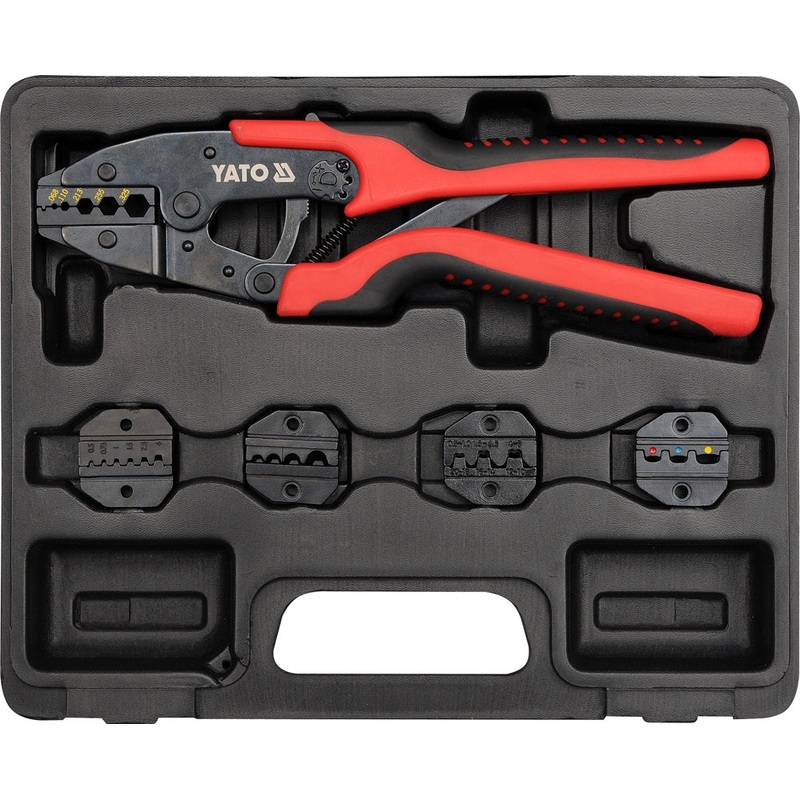 Quick Interchangeable Ratchet Crimper Set