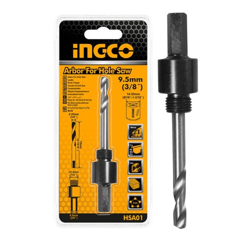 Arbor For Hole Saw 3/8"