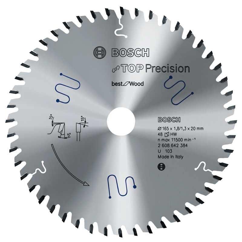 CSB Standard Top Precision Best for Wood | 165x20-20