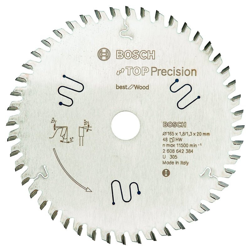 CSB Top Precision Best for Wood | 165x20mm-48