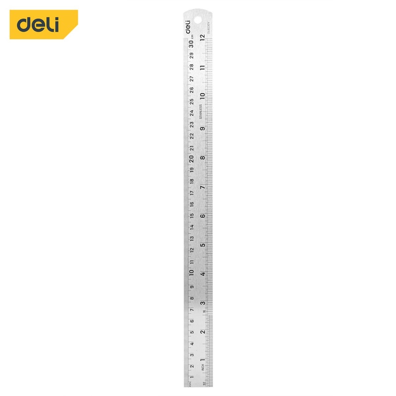 Deli Steel Ruler 300mm | EDL8030Y