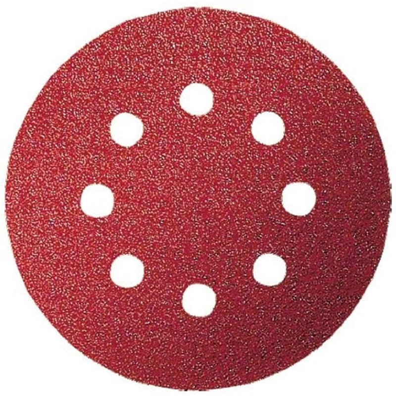 Set of Sanding Discs Diamater 8 holes, 125mm G120 5pcs
