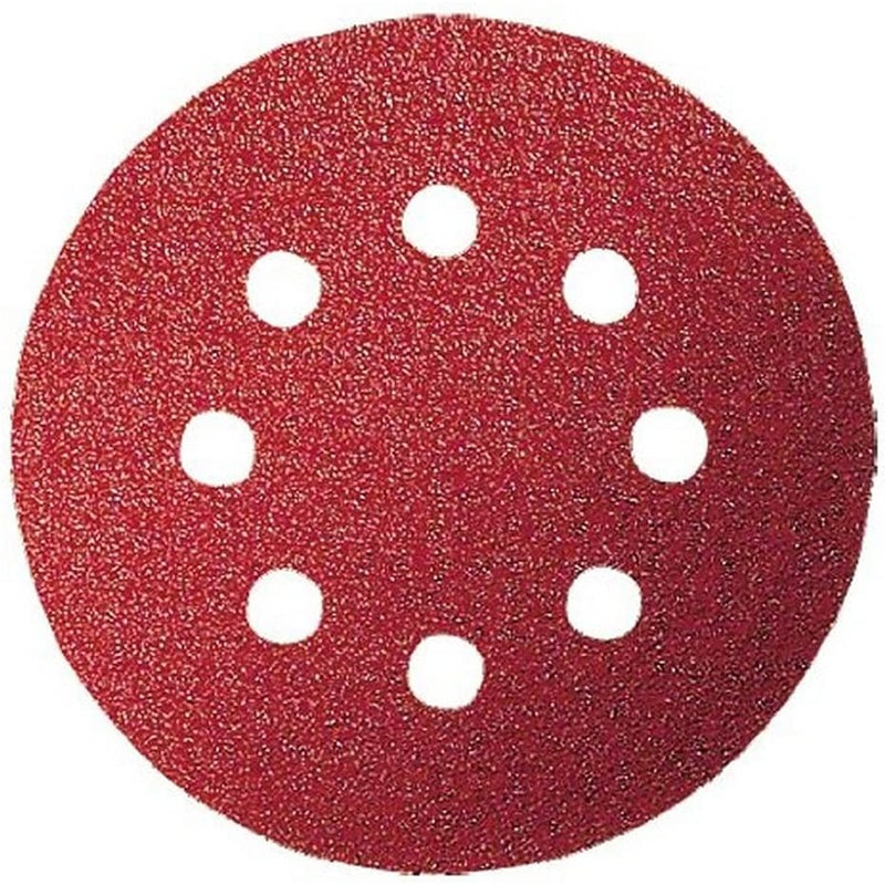 Set of Sanding Discs Diamater 8 holes, 125mm G40 5pcs