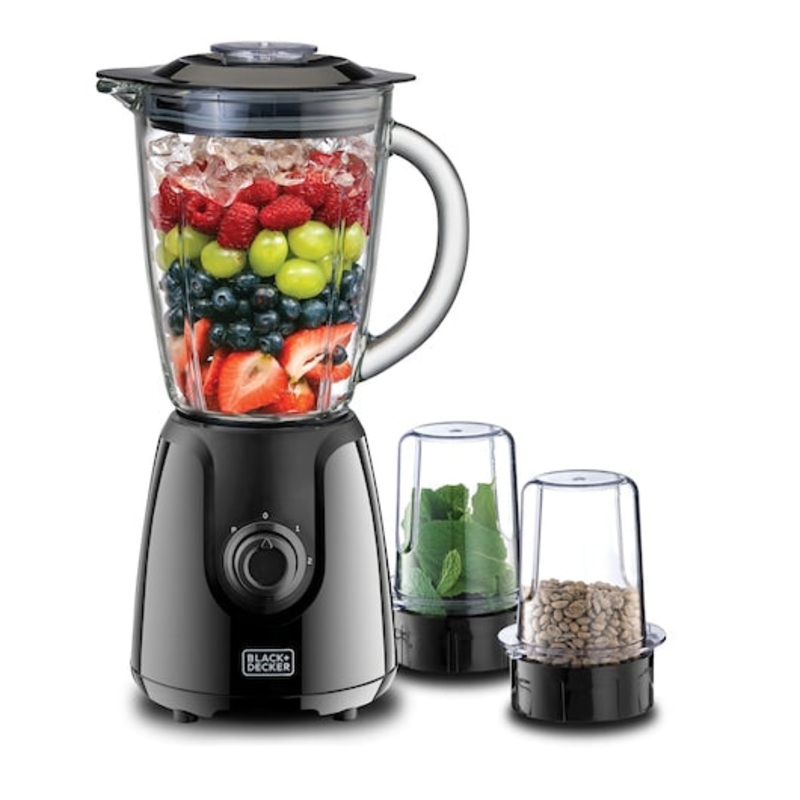 BLACK+DECKER 400W Glass Jar Blender