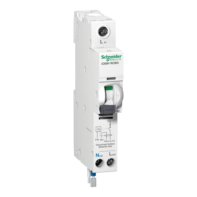 RCBO Circuit Breaker 16A 1P+N