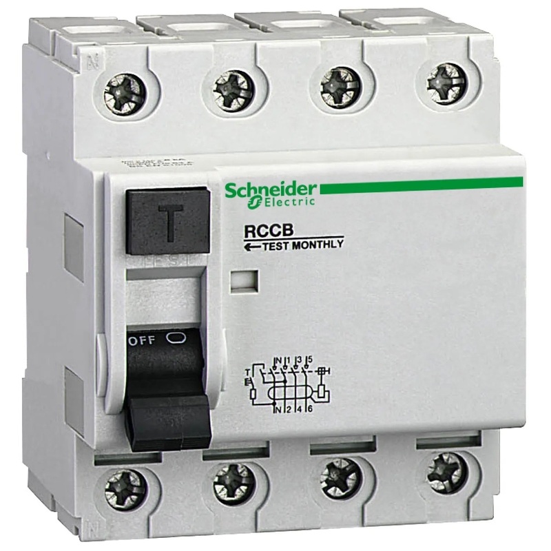 Schneider 4-Pole 40A RCCB Class A
