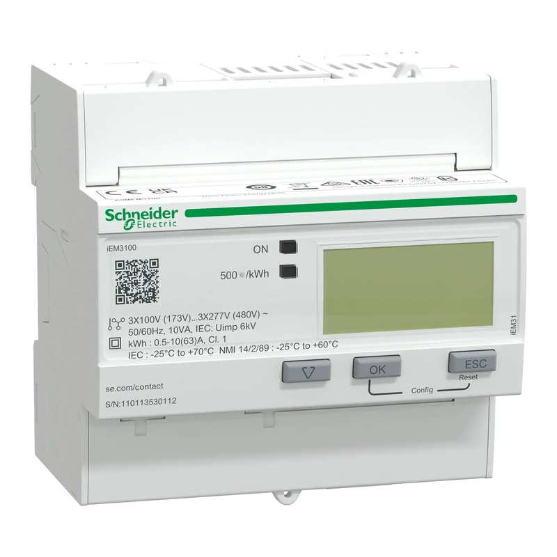 Schneider IEM3000 Energy Meter 63A