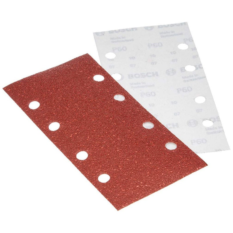 Set of Sanding Papers Diameter-93x185mm Holes-8 G60 10pcs