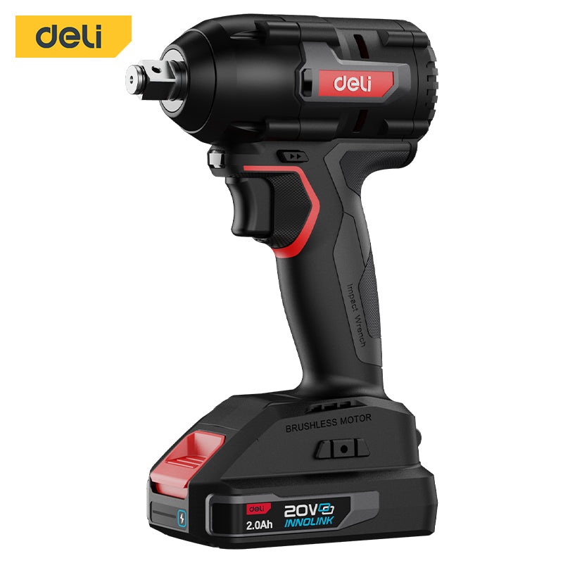 Deli 20V Lithium-Ion Impact Wrench | EDE-BS20-1D2