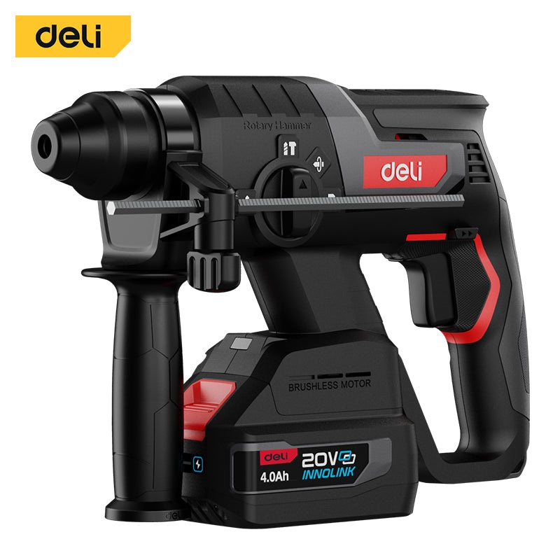 Deli 20V Lithium-Ion Rotary Hammer | EDE-DC20-2D4