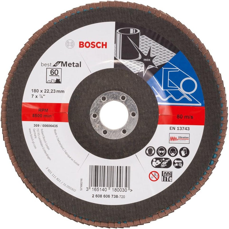 Flap Disc Best for Metal X571,180mm,G60