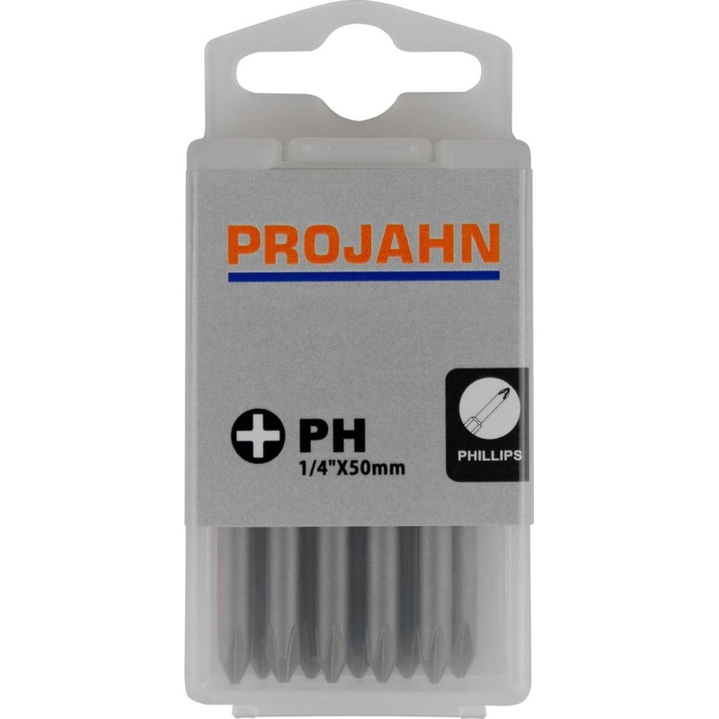 PROJAHN 1/4" Phillips PH3 50 mm 10pcs Box | 2803-10