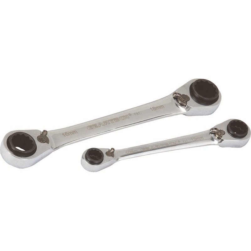 PROJAHN GearTech Double Box Wrench Set 2pcs 4-in-1 | 3465
