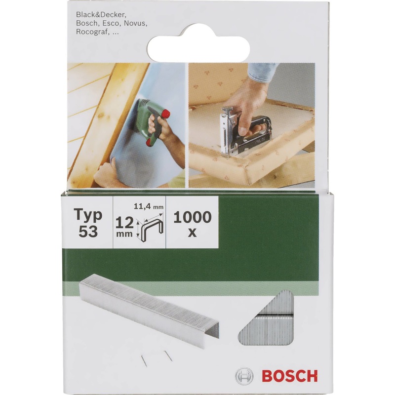 Type 53 Fine Wire Staples 10mm 1000pcs | 2609255821