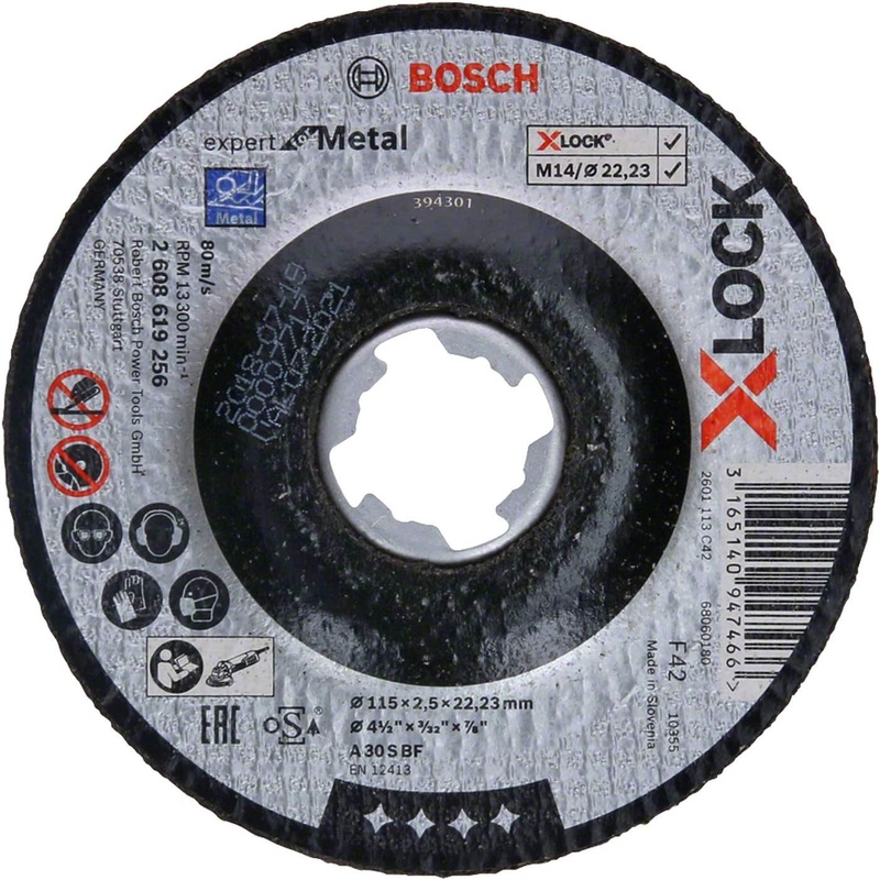 Cutting Disc X-LOCK Expert for Metal 115x2.5x22.23 Depressed Cutting