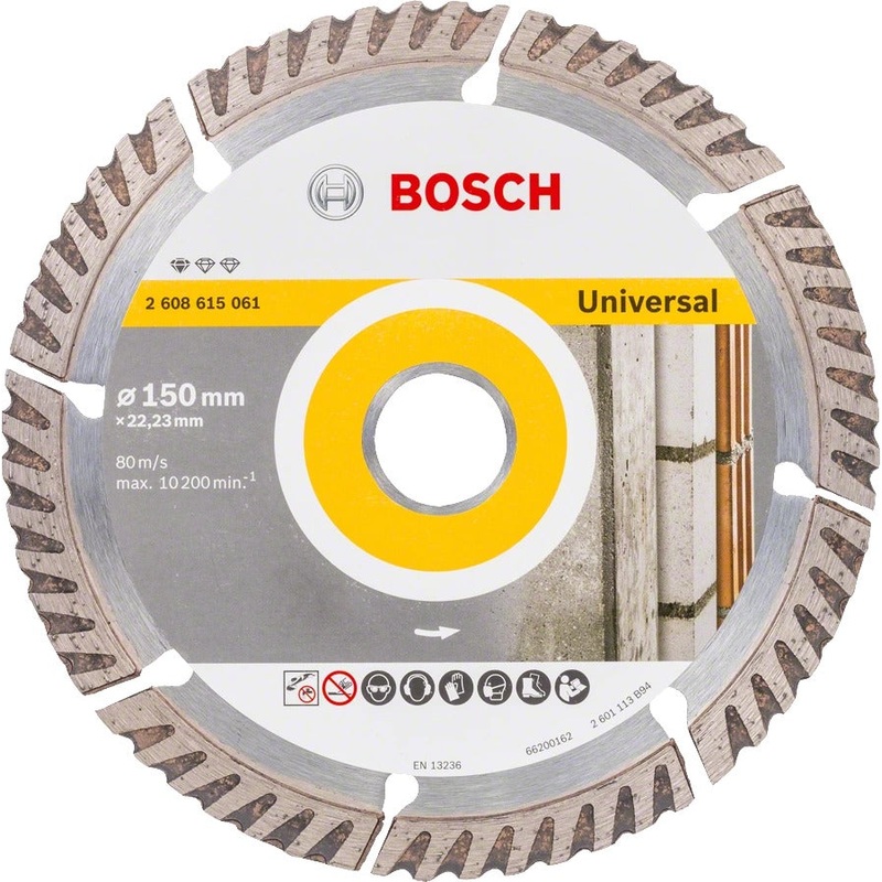 Diamond Cutting Disc Standard for Universal 150x22.23mm