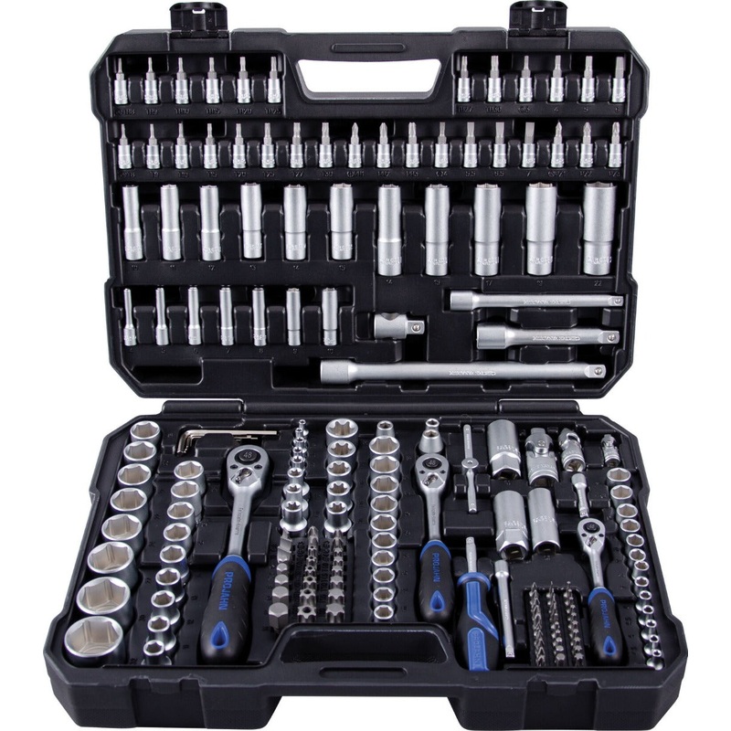 PROJAHN 1/4" | 3/8" |1/2" Drive Socket Set 182pcs Proficraft | 8663