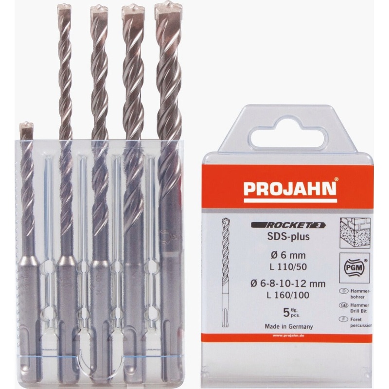 PROJAHN Rotary Hammer 4 PLUS Drill Set 6-12 mm 5pcs | 83045