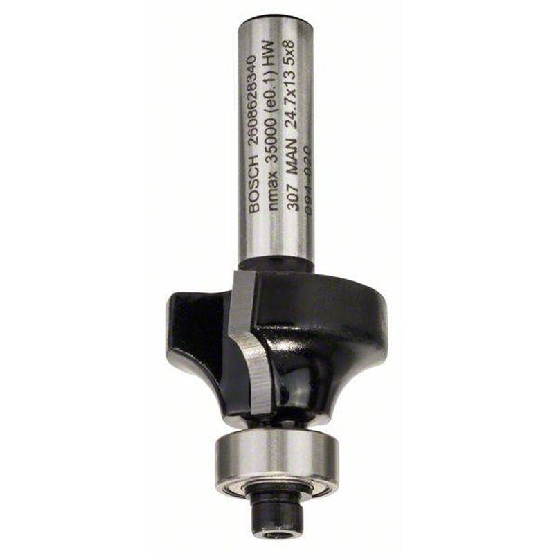 roundupover Bit 8mm, R1 6mm, L 13,2mm, G 53mm