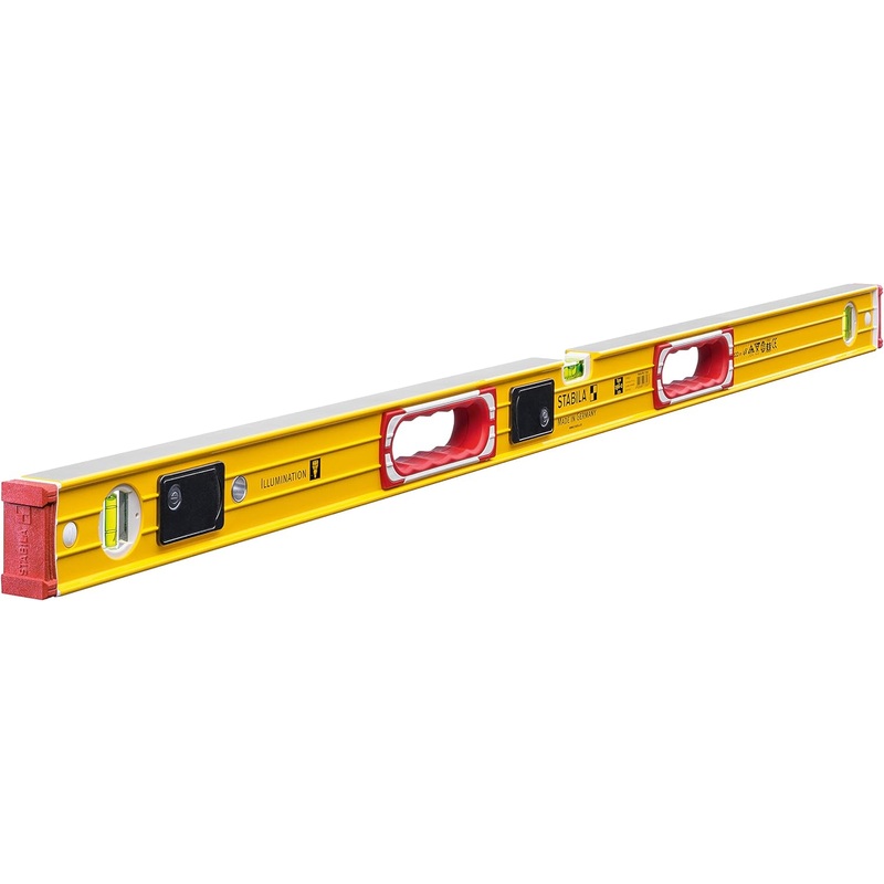 Stabila 196-2 LED Illuminated Spirit Level 3 Vial 122cm | 17393