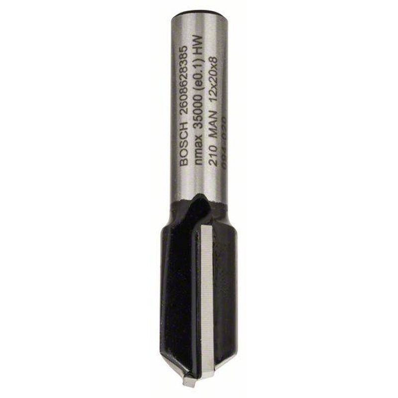 Straight Bit 8mm, D1 12mm, L 20mm, G 51mm