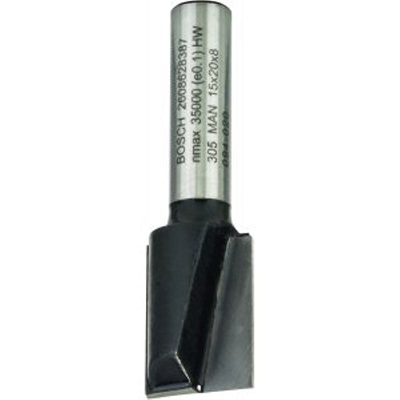 Straight Bit 8mm, D1 15mm, L 20mm, G 51mm