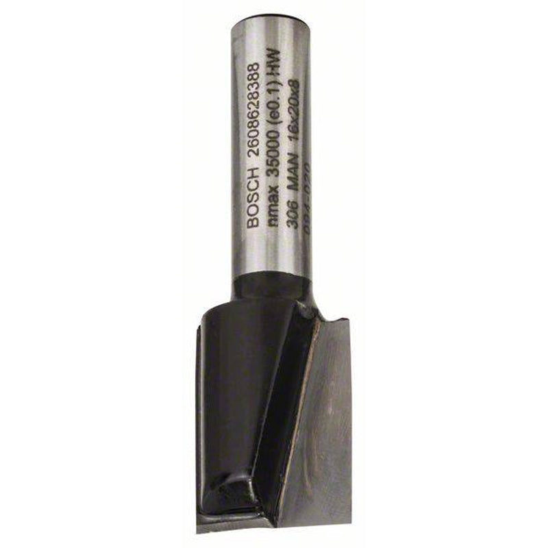 Straight Bit 8mm, D1 16mm, L 20mm, G 51mm