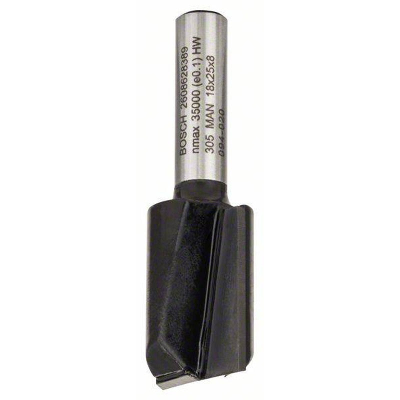 Straight Bit 8mm, D1 18mm, L 25mm, G 56mm
