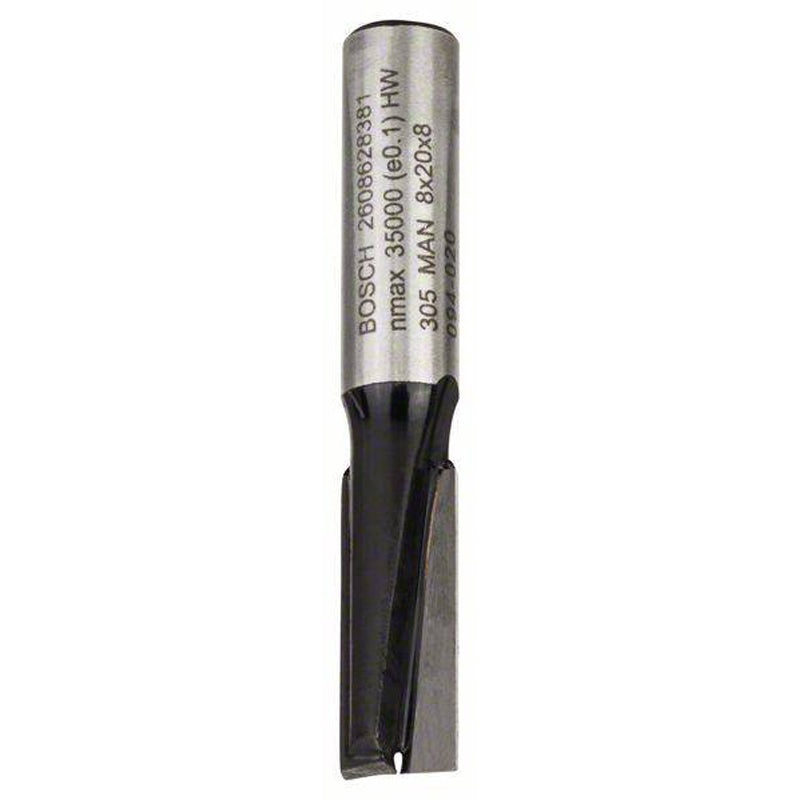 Straight Bit 8mm, D1 8mm, L 20mm, G 51mm