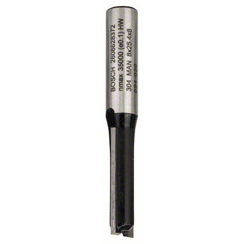Straight Bit 8mm, D1 8mm, L 25,4mm, G 56mm