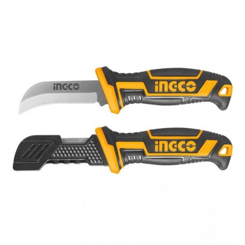 Cable Stripping Curved Blade Knife