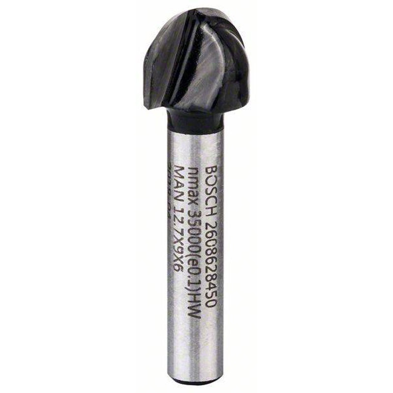 Core Box Bit + Guide Pin 6x12,7x40 mm