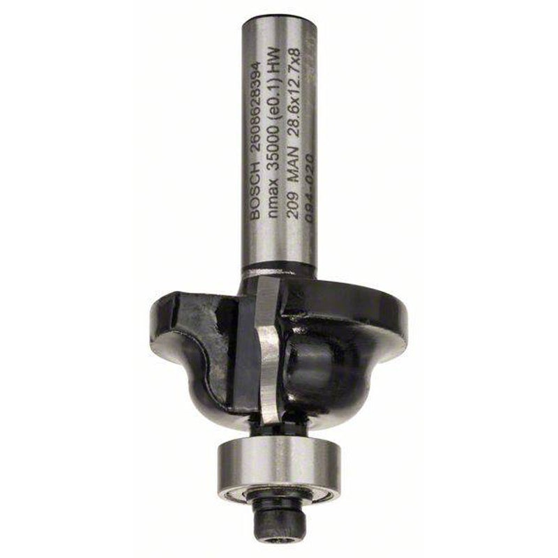 Edge Forming Bit B 8mm, R1 4mm, B 8mm, L 12,4mm, G 54mm