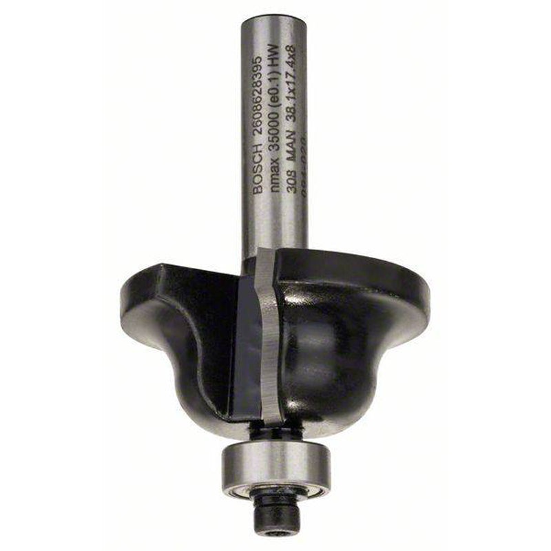 Edge Forming Bit B 8mm, R1 6,3mm, B 12,7mm, L 17mm, G 61mm