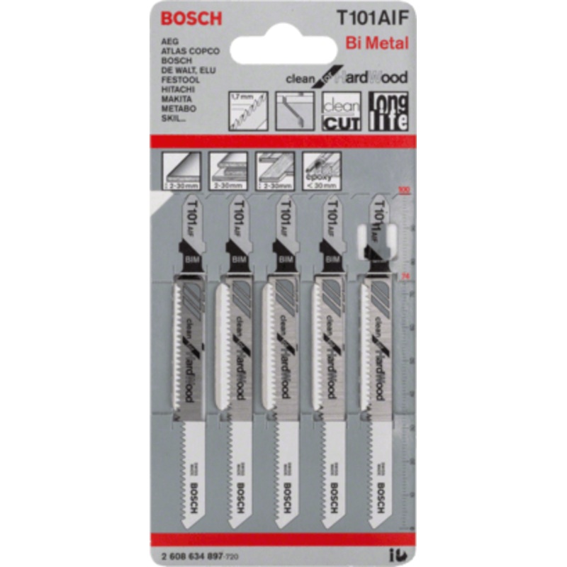 JSB Set T 101AIF BIM Clean for Hard Wood 5pcs