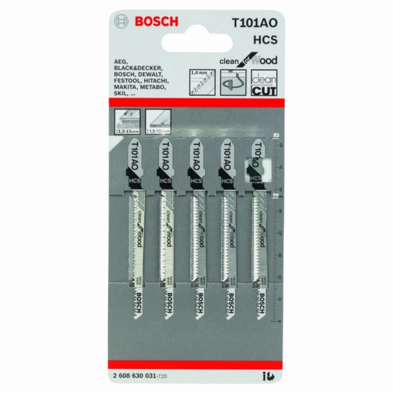 JSB Set T 101AO Basic for Wood 5pcs