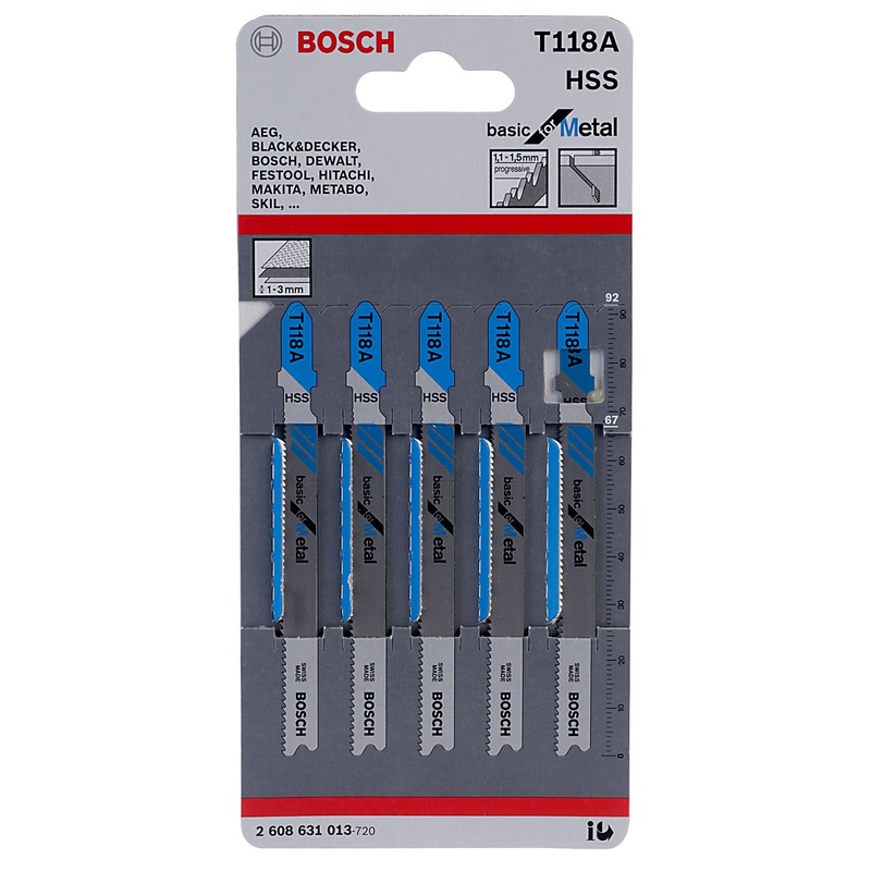 JSB Set T 118A Basic for Metal 92mm 5pcs