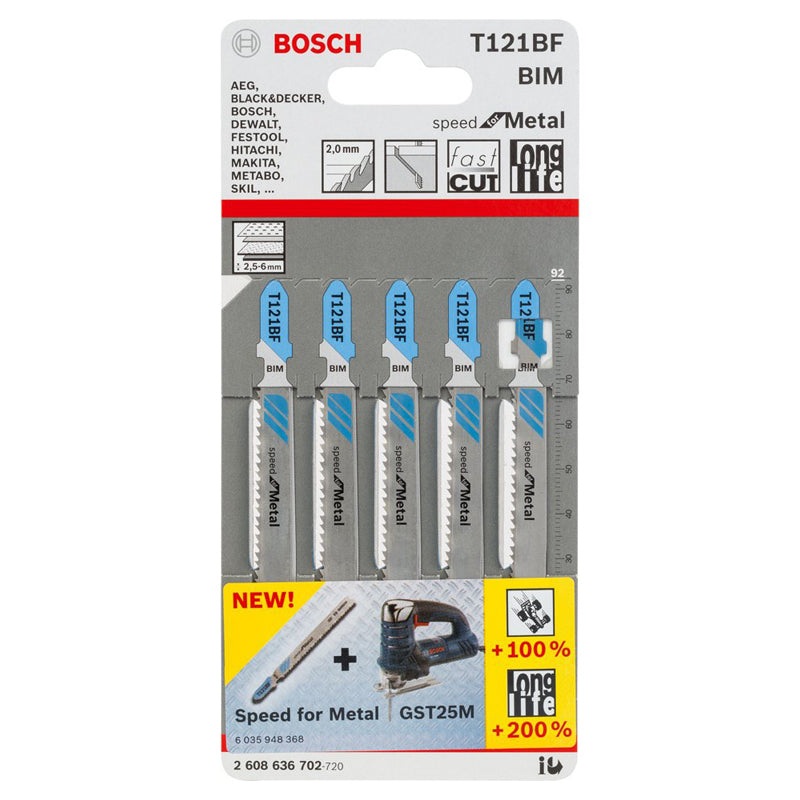 JSB Set T 121BF Speed for Metal 5pcs