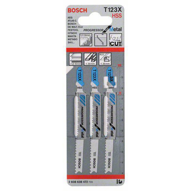 JSB Set T 123XF RB Progressor for Metal 3pcs