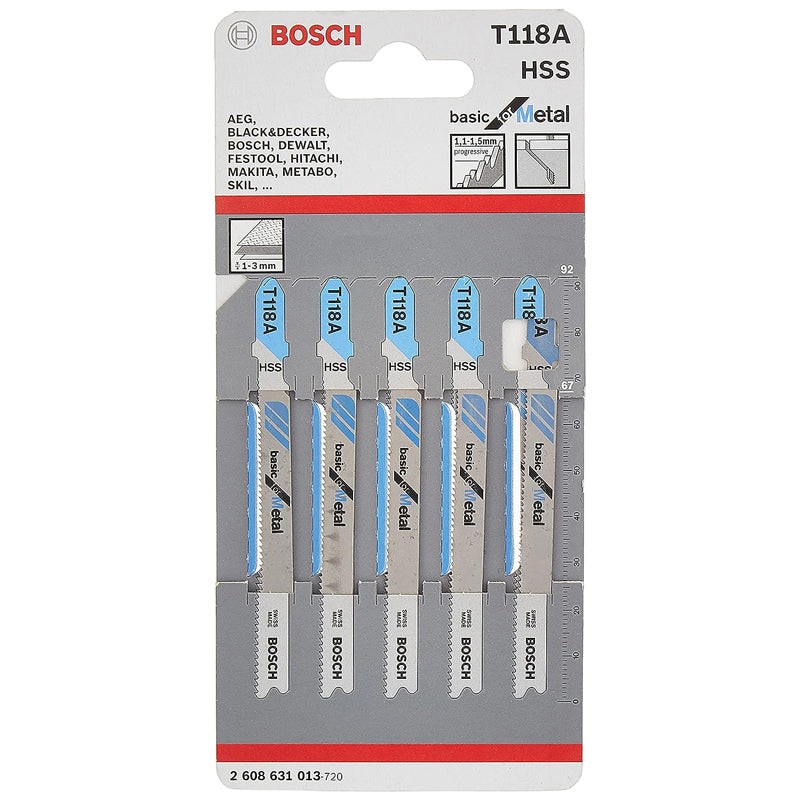 JSB Set T 218A Basic for Metal 5pcs